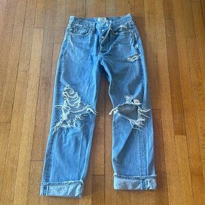 Agolde 90's Mid Rise Loose Fit in Fall Out